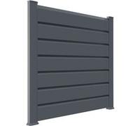 Closea Kit extension clôture PVC gris - lg : 1m50 x ht : 1m30 gris G