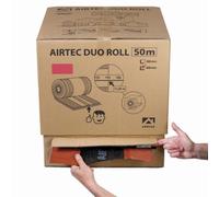 Closoir de faîtage Airtec Duo Roll UBBINK - ocre - 50 m x 400 mm en carton dérouleur - 203780