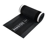 Closoir de faîtage de ventilation de qualité supérieure Rouleau de faîtage aluminium + non-tissé 390 mm x 5 m (anthracite)