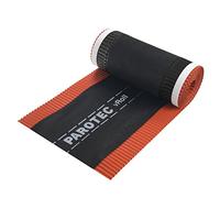 Closoir de faîtage de ventilation de qualité supérieure Rouleau de faîtage aluminium + non-tissé 390 mm x 5 m (rouge brique)
