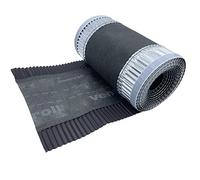 Closoir de Faîtage - Marron Foncé - Souple ventilé Aluminium et Fibre - 300 mm X 5 ml - ral 8019