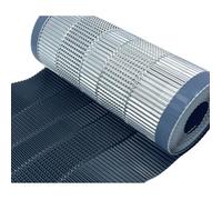 Closoir de faîtage tout aluminium 400 mm X 5 ml NOIR souple ventilé - Ral 9005