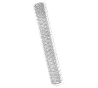Clôture à Poules en Fil Galvanisé, Grillage 16mm Argenté pour jardin | Filet à Volaille Renforcé, Structure Robuste et Aérée, pour Enclos, Cages et Poulaillers
