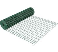 Clôture agricole, 1,2 x 25 m, mailles 2 x 4 pouces, fil d'acier galvanisé de 2,1 mm pour bovins, porcs et moutons, clôture pour bétail très résistante recouverte de vinyle pour enclos d'animaux, fil d