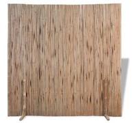 vidaXL Paravent en Bambou 180x170 cm, Marron, Écran Séparateur Flexible pour Intérieur et Extérieur, Barrière d’Intimité 42504