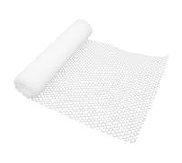 Clôture Blanc 0,4x3m en Grillage Plastique pour Jardin | Maille Légère, Usage Temporaire, Soutien des Plantes Grimpantes, Adaptée aux Volailles Plantations