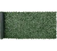 Clôture brise-vue en lierre, panneau mural végétal artificiel 1,5 x 4 m, clôture en lierre avec support en tissu maillé et joints renforcés, haie artificielle décorative à feuilles de vigne pour jardi