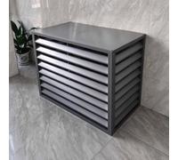 Clôture Cache Clim Extérieur Aluminium - Panneaux Brise-Vue Sans Creuser | Panneaux déco autoportants pour cache climatiseur extérieur, protection clim, jardin, aluminium, pose sans creuser