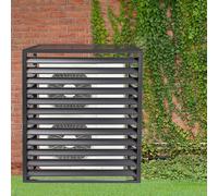 Clôture de confidentialité extérieure, couvercle de climatiseur, boîtier de poubelle autoportant caché, support de fleurs, séparateur d'espace, grilles de protection for climatiseurs et pompes à chale