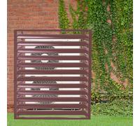 Clôture de confidentialité extérieure, couvercle de climatiseur, boîtier de poubelle autoportant caché, support de fleurs, séparateur d'espace, grilles de protection for climatiseurs et pompes à chale