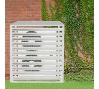 Clôture de confidentialité extérieure, couvercle de climatiseur, boîtier de poubelle autoportant caché, support de fleurs, séparateur d'espace, grilles de protection for climatiseurs et pompes à chale