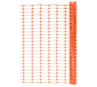 Clôture de Jardin 30 m Orange Barrière Travaux Routier Extérieur Patio vidaXL