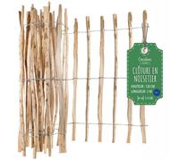 Clôture de Jardin - CREATIVE HOME - Bois de Noisetier - Hauteur 120 cm - Longueur 5 m - Espacement 3-5 cm