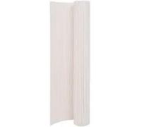 vidaXL Clôture de jardin double face 110x400 cm Blanc
