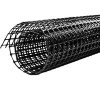 Clôture de jardin en plastique sécurité extérieure noire construction temporaire Étang / Piscine hors sol Filet for volaille(1.5x50m(5x164ft))