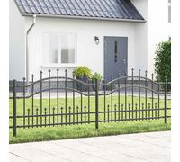 Clôture de jardin KAMPEN Acier peint par poudre Barrière extérieure vidaXL vidaX