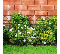 Clôture de jardin Tressage décoratif Vert 40 x 25 m