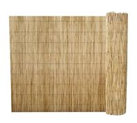 vidaXL Clôture de jardin Roseau 100x1000 cm Marron Sans assemblage