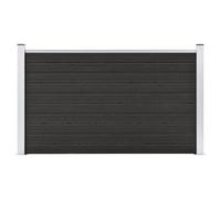 Clôture de jardin WPC 180x105 cm Gris