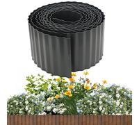 Clôture de lance flexible en métal ondulé avec bordure paysagère | Bordure de cour pour parterre de fleurs extérieur, allée, gravier, allée, aire de jeux, piscine