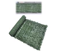 Clôture de lierre artificiel - 0,5 x 2 m en PVC soie - Rouleau de treillis expansible - Haie brise-vue en feuilles artificielles - Parfait pour une utilisation murale