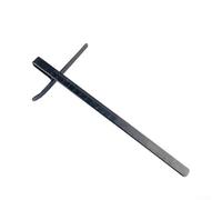 Clôture de scie circulaire de 260 mm avec guide d'échelle pour scies électriques de 17,8 cm, gabarit à coupe droite en métal pour un travail de déchirure précis, accessoire noir