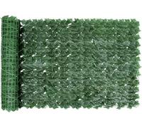 Clôture décorative artificielle en lierre, rouleau de haie de jardin de 3 m x 1 m en feuilles vertes de lierre artificiel, panneau de clôture en lierre pour la protection de la vie privée, décoration