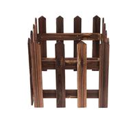 Clôture décorative en bois pour jardin et sapin de Noël