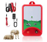 Clôture Électrique 10Km Électrificateur Clôture Électrique 12V 1.5J Clôture Électrique pour Animaux Chien Sanglier Chevaux Mouton