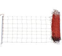 Clôture électrique pour moutons - Portail électrique pour pâturage - Filet pour agneaux - Pour assurer la sécurité des animaux - Poteaux à double point - 50 x 108 cm - Orange et blanc