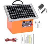 Clôture Électrique Solaire 32KM, Pour Animaux de bétail de 0.5J /9.5kV | pour animaux, bétail, volaille, ferme, faune, alimentation électrique, clôture, branchement, protection, électrificateur