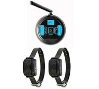 Clôture électronique sans Fil pour Animaux de Compagnie Stop Barker Machine Anti-Fugue(Convient pour 2 Chiens)