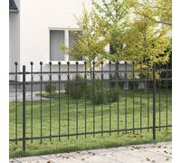 vidaXL Clôture en anneau TILBURG Noir 42030099