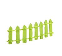 Clôture en bois 5 pièces Pour Les Jardins,Les Pots De Fleurs | Micro-ornements de paysage, mini ornements en pot, aménagement paysager de maison succulente(Green)