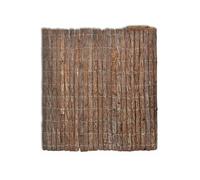 vidaXL Clôture en écorce 141604 – Panneau bordure jardin 400x100 cm Marron G