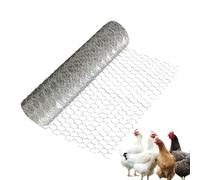 Clôture en fil de poulet, fil de grillage pour poulet,Clôture à en de fer | galvanisé en métal - de jardin robuste, barrière pour animaux, filet Hexagonal, de pour maison e
