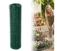 Clôture en fil de poulet, filet en tissu de matériel maille 16x197 pouces pour clôture jardin, artisanat et arrangements floraux, rouleau fil poulet