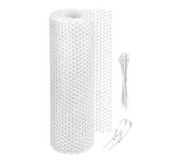 Clôture en maille antirouille réutilisable | Barrière pour animaux - Filet de volaille pour porche, terrasse, cour, pelouse, ferme, chien, poulet, chat, lapin, canard