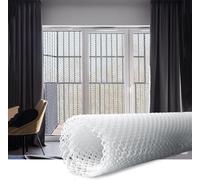 Clôture en plastique, garde-corps, maille de sécurité, protection balcon for chat, clôture hexagonale for volaille avec sangles fixes, cadre for cage à poulets, artisanat(0.5x5m/1.64x16.4ft)