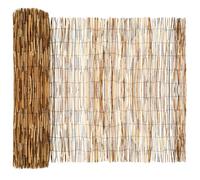 Clôture en roseau naturel pour balcon et terrasse | Renforcé avec du fil métallique, construction robuste, installation facile, facile d'entretien