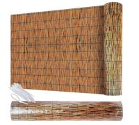 Clôture en roseaux naturels for l'intimité et la protection solaire | Écran de roseau de jardin for pare-soleil extérieur, intimité et décoration(2x20ft(0.6x6m))