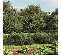 Clôture en Treillis Métallique avec Bride Barrière Protection Jardin vidaXL
