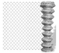 Vidaxl Clôture En Maillon De Chaîne 1,2x25 M Acier Galvanisé