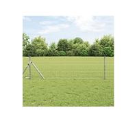 Clôture Euro 0.8x25 m Acier Galvanisé 42004676