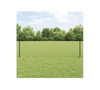 vidaXL Clôture en fil soudé 10 x 0,6 m (L x H) Acier recouvert de PVC