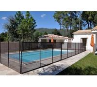 Cloture FILET BEETHOVEN en section de 2 m ( 3 poteaux ) noir + noir