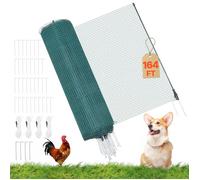 Clôture Filet Mobile-VEVOR-50x0,9 m-Filet de Clôture pour Chien en Plastique Temporaire-pour Poules, Jardin