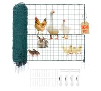 Clôture Filet Mobile-VEVOR-50x1,05 m-Filet de Clôture pour Chien en Plastique Temporaire-pour Délimitation Poules
