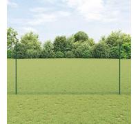 Clôture hexagonale avec poteau 25 x 1,6 m Vert Maille
