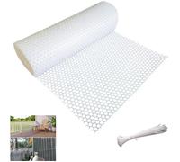 Clôture hexagonale en plastique ABS pour volaille, clôture hexagonale , filet floral (blanc 40 cm x 5 m)